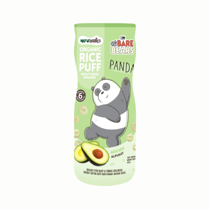 Natufoodies Organic Rice Puff 42g - Avocado