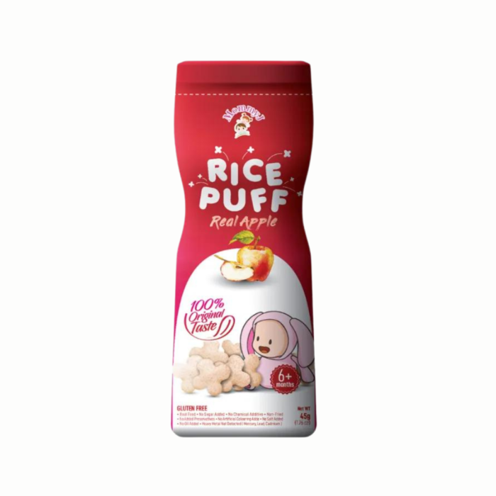 MommyJ Rice Puff 45g - Real Apple