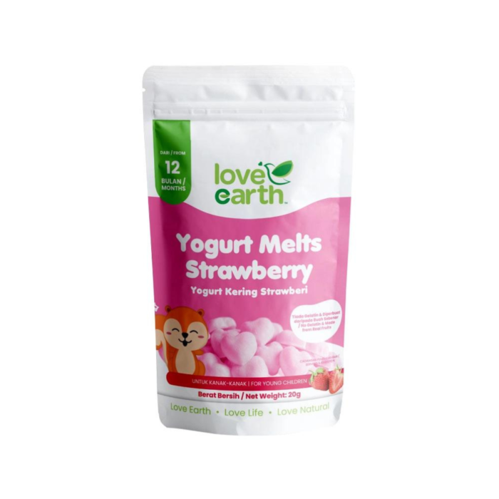 Love Earth Yogurt Melts 20g - Strawberry