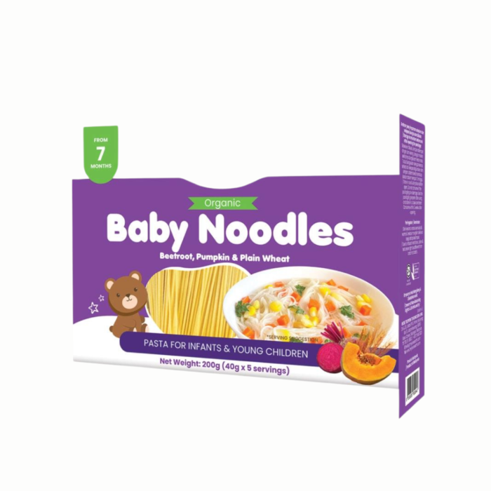 Love Earth Baby Noodles 200g - Beetroot, Pumpkin & Plain Wheat