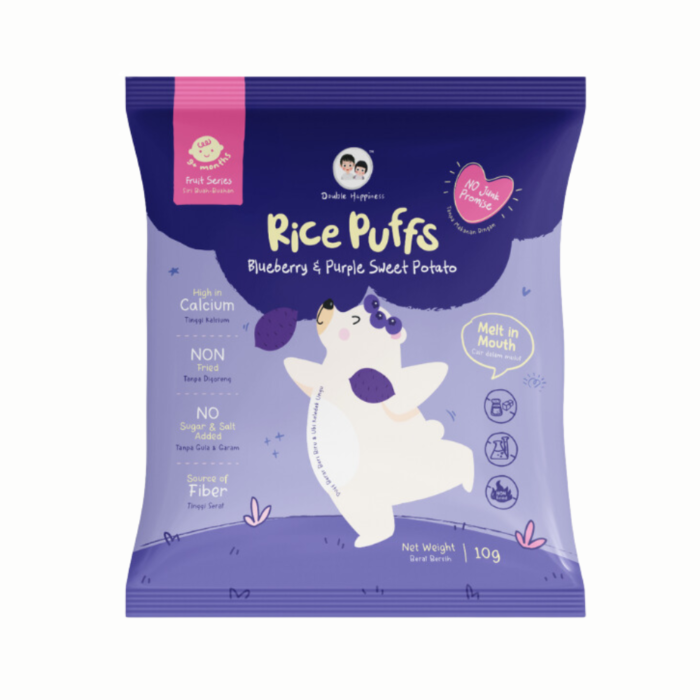 DH Rice Puff 10g - Blueberry & Purple Sweet Potato