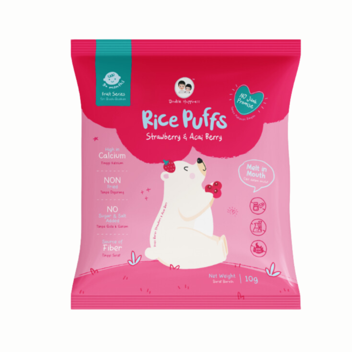 DH Rice Puff 10g - Strawberry & Açaí Berry