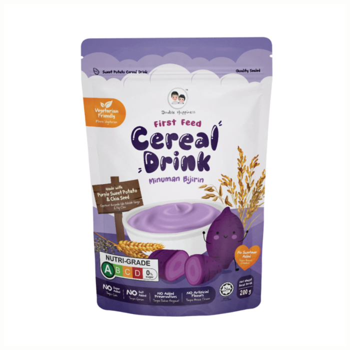 DH First Feed Cereal Drink 200g - Purple Sweet Potato & Chia Seed