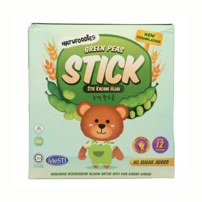 Natufoodies Stick 50g - Green Peas