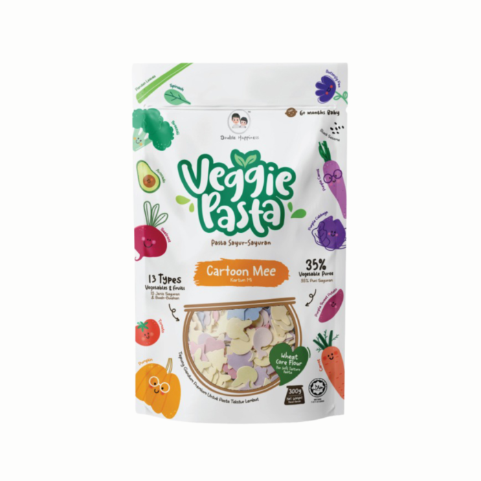 Double Happiness Veggie Pasta 100g - Cartoon Me