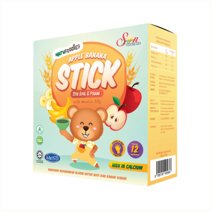 Natufoodies Stick 50g - Apple Banana