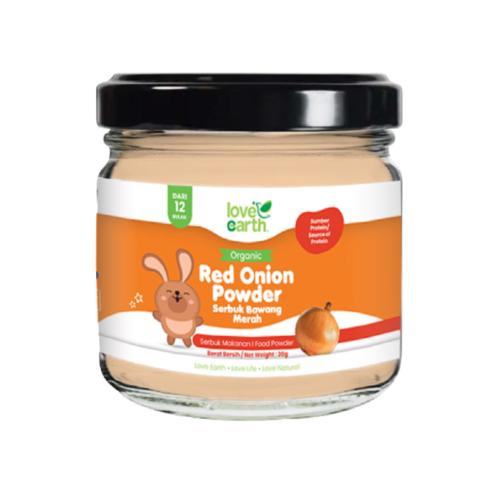 Love Earth Organic Red Onion Powder 30g